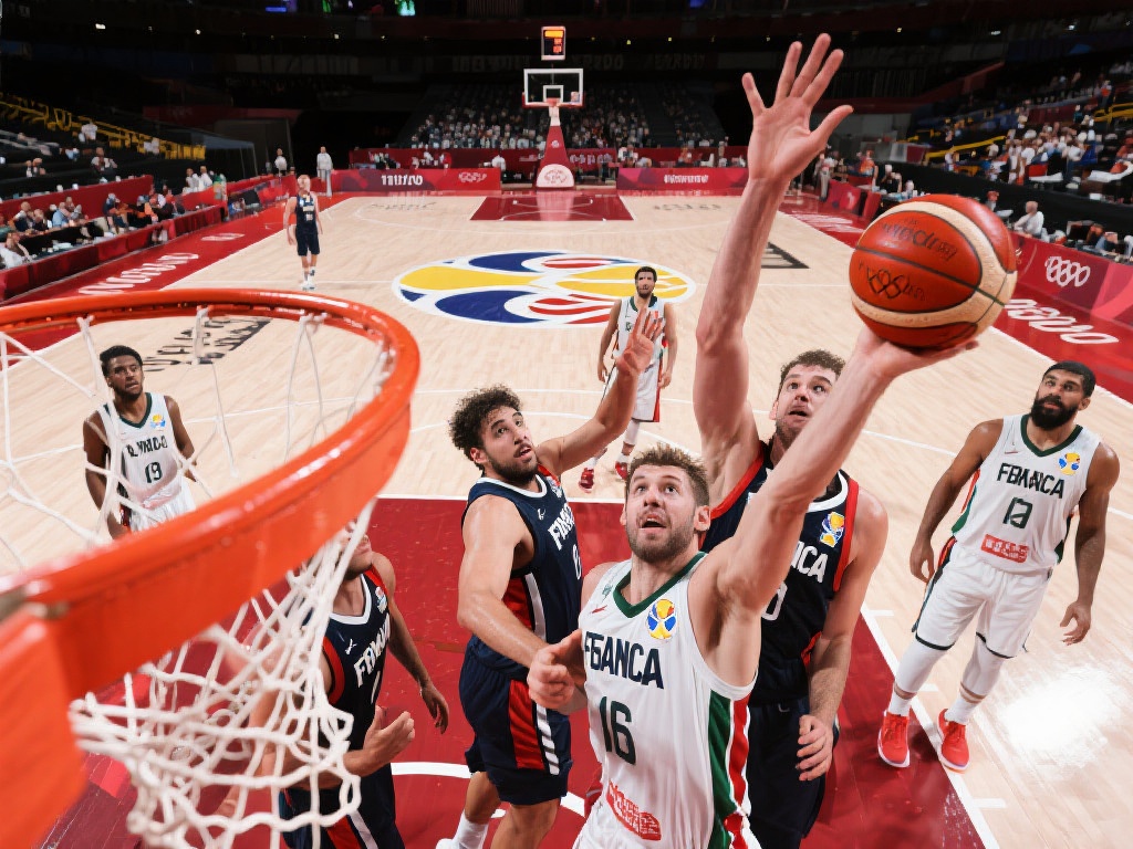 全球篮球赛竞争白热化,各队冲击奥运席位 随着国际篮球赛事的激烈展开,世界各地的球