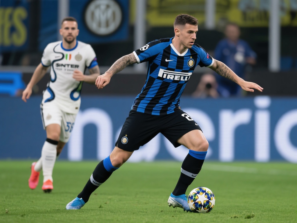 国际米兰引援强力中卫,后防线焕然一新 例如,在此前效力某球队期间,这位球员曾在